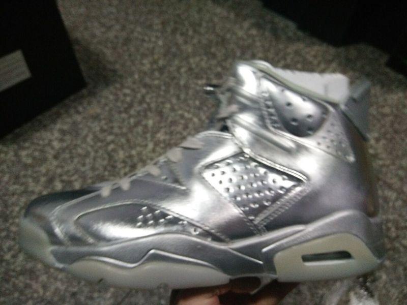 New Air Jordan 6 Sliver Shoes For Sale - Click Image to Close